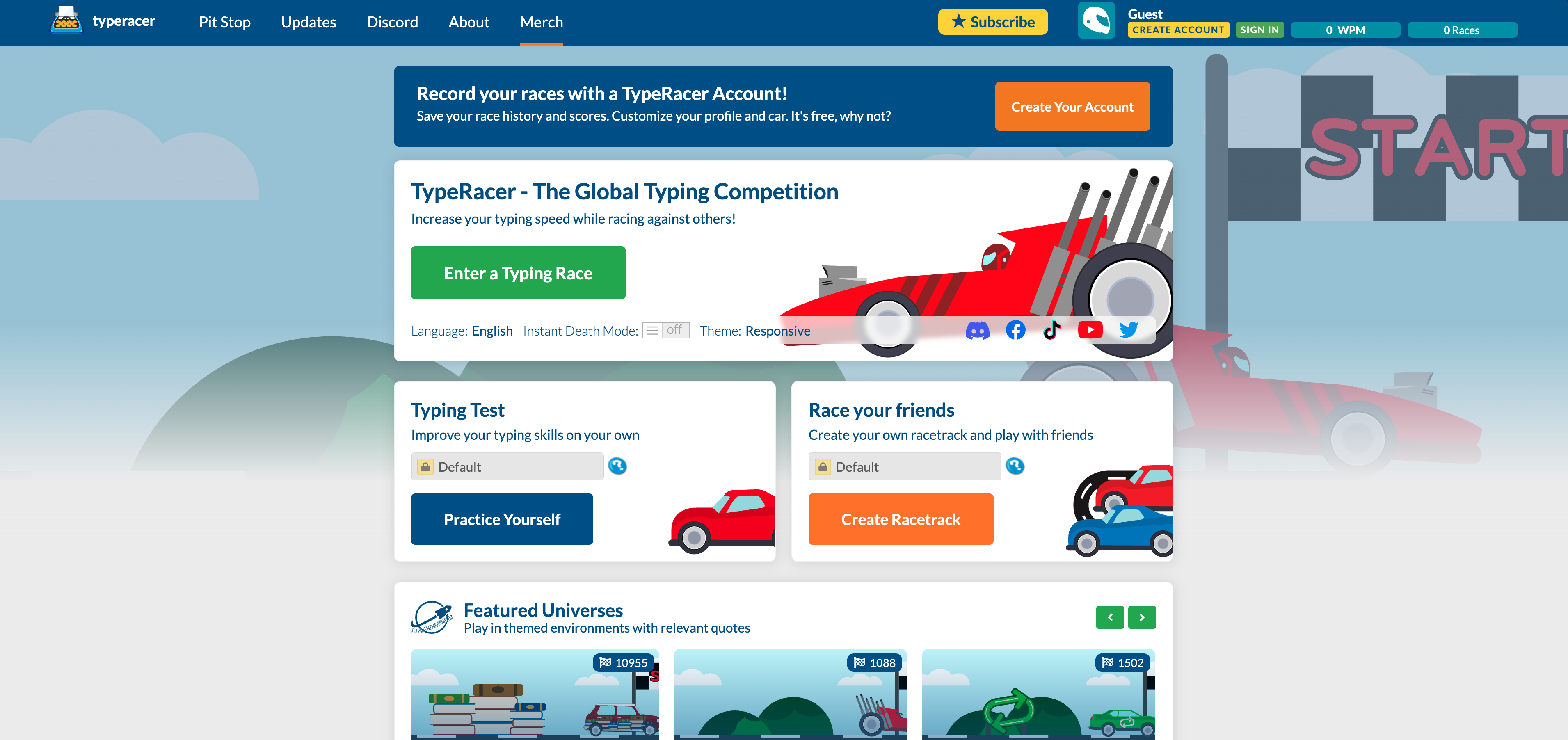 TypeRacerBot Project Thumbnail